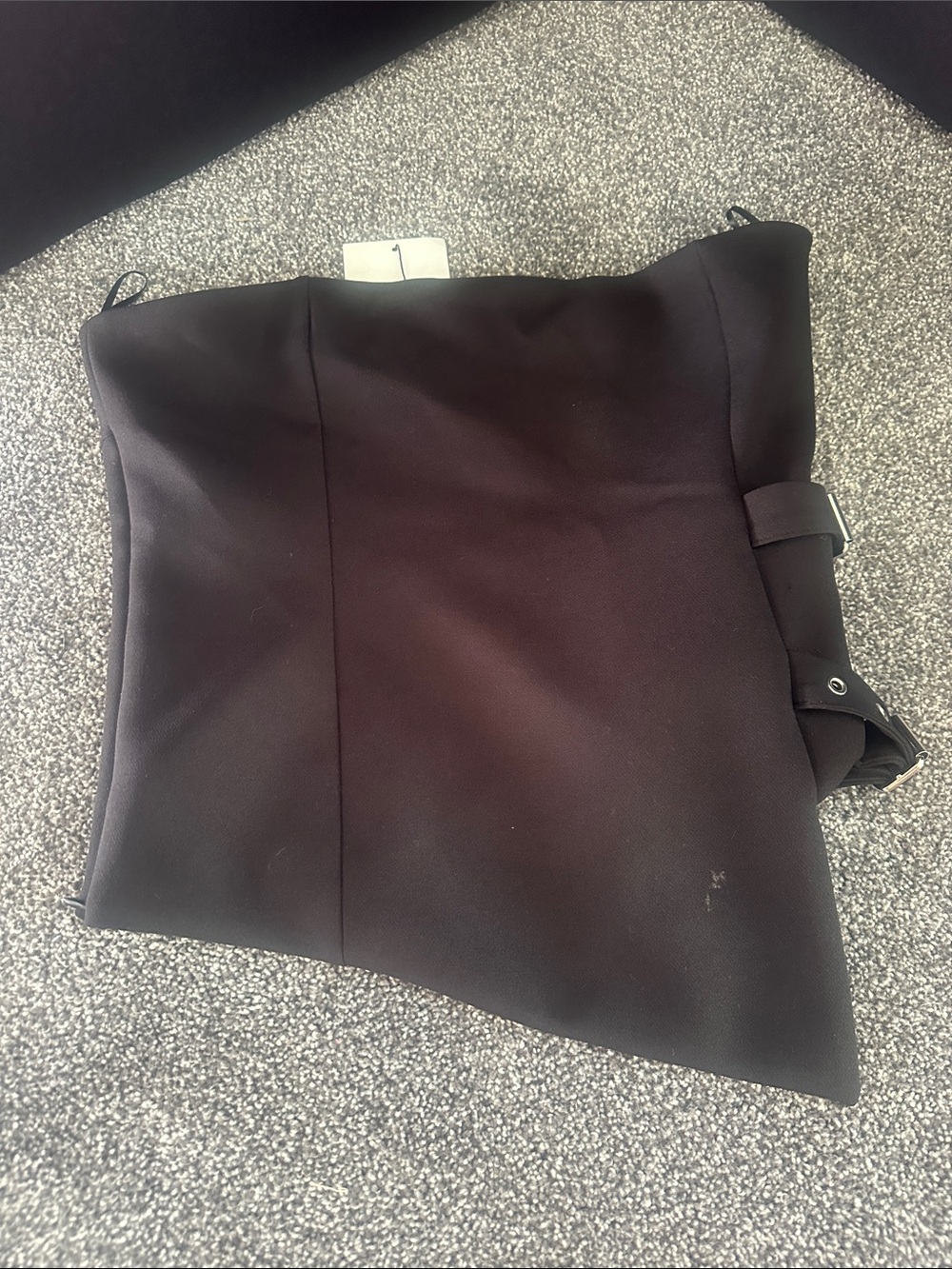 Zara Black top with Side Buckle Detail